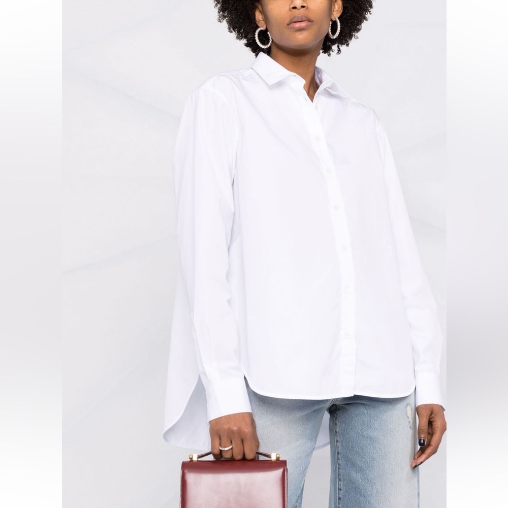 Brand new TOTEME Signature cotton shirt white